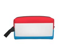 Luxembourg Flag Large Capacity Travel Toiletry Bag for Organizing Toiletries and Small Items Suitable for Travel Daily and Gym