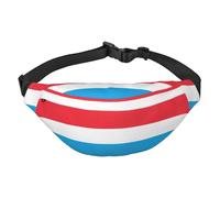 Luxembourg flag Print Sling Bag Fanny Pack, Crossbody Chest Bag with Adjustable Strap for Travel, Daily Casual Use
