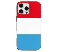 Luxembourg Flag Printed Phone Case Slim Cute Cellphone Protective Cover Unisex Compatible with iPhone 16/16 Plus/16 Pro/16 Pro Max/16 E