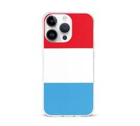 Luxembourg Flag Printed Phone Case Slim Cute Cellphone Protective Cover Unisex Compatible with iPhone 15/15 Plus/15 Pro/15 Pro Max
