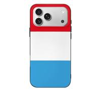 Luxembourg Flag Printed Phone Case Slim Cute Cellphone Protective Cover Unisex Compatible with iPhone 17/17 Air/17 Pro/17 Pro Max