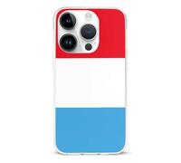 Luxembourg Flag Printed Phone Case Slim Cute Cellphone Protective Cover Unisex Compatible with iPhone 14/14 Plus/14 Pro/14 Pro Max