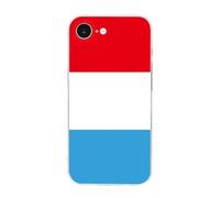 Luxembourg Flag Printed Phone Case Slim Cute Cellphone Protective Cover Unisex Compatible with iPhone 16/16 Plus/16 Pro/16 Pro Max/16 E