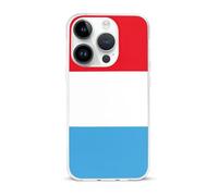 Luxembourg Flag Printed Phone Case Slim Cute Cellphone Protective Cover Unisex Compatible with iPhone 15/15 Plus/15 Pro/15 Pro Max