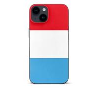 Luxembourg Flag Printed Phone Case Slim Cute Cellphone Protective Cover Unisex Compatible with iPhone 14/14 Plus/14 Pro/14 Pro Max