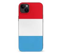 Luxembourg Flag Printed Phone Case Slim Cute Cellphone Protective Cover Unisex Compatible with iPhone 15/15 Plus/15 Pro/15 Pro Max