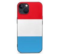Luxembourg Flag Printed Phone Case Slim Cute Cellphone Protective Cover Unisex Compatible with iPhone 13/13 Mini/13 Pro/13 Pro Max