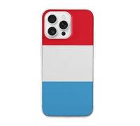 Luxembourg Flag Printed Phone Case Slim Cute Cellphone Protective Cover Unisex Compatible with iPhone 16/16 Plus/16 Pro/16 Pro Max/16 E
