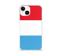 Luxembourg Flag Printed Phone Case Slim Cute Cellphone Protective Cover Unisex Compatible with iPhone 15/15 Plus/15 Pro/15 Pro Max