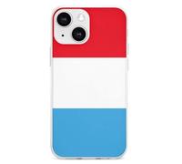 Luxembourg Flag Printed Phone Case Slim Cute Cellphone Protective Cover Unisex Compatible with iPhone 13/13 Mini/13 Pro/13 Pro Max