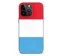 Luxembourg Flag Printed Phone Case Slim Cute Cellphone Protective Cover Unisex Compatible with iPhone 14/14 Plus/14 Pro/14 Pro Max