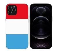 Luxembourg Flag Slim Phone Case Suitable for iPhone 12 Series