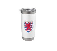 Luxembourg Medieval Shield Roude Leiw Crest Emblem Blazon Stainless Steel Insulated Tumbler