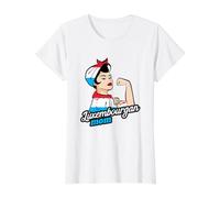 Luxembourgan Mom Luxembourgish Roots Luxembourg Flag Value Graphic T-Shirt, Women, White, S