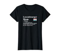 Luxembourger Mom Superwoman Flag Definition T-Shirt