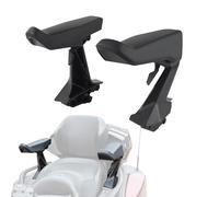 LUXEMOTO Passenger Armrests for Can-Am Spyder RT 2020-2025 | Fit for RT Limited & Sea-to-Sky, 20° Outward Rotation, Rear Seat Armrests, Die-Cast Aluminum Bracket, Replace #219401181