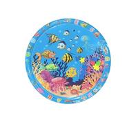 LuxeOne Water Mat for Cats Dogs, Thickened Cat Water Mat with Fish, Sensory Pet Cooling Water Fillable Pat Pad, Feel Cool Comfort Playmat (E)