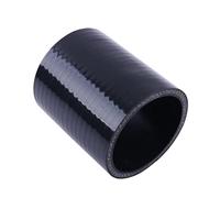 LUXERAD Black Reinforced Silicone Straight Hose for Turbo or Coolant, 57 mm Inner Diameter