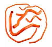 LUXERAD Orange for Ford Focus RS MK2 ST225 2.5L Silicone Radiator Coolant Hoses Kit