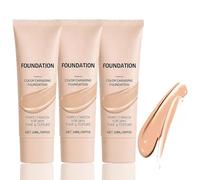 Luxes Foundation Colour Changing SPF 50, Luxes Foundation For Mature Skin, Intelligent Color Correcting Foundation, Buildable Formula, Medium Coverage, Long-Lasting Natural Finish (3PCS)