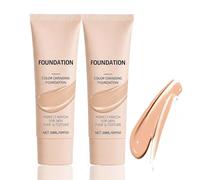 Luxes Foundation Colour Changing SPF 50, Luxes Foundation For Mature Skin, Intelligent Color Correcting Foundation, Buildable Formula, Medium Coverage, Long-Lasting Natural Finish (2PCS)