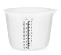 Luxeu Large Silicone Measuring Cup, 1000ml Silicone Measuring Jug, Resin Mixing Cups, with Scale, Reusable, for Casting Moulds, Arts and Crafts, Resin Accessories, Kitchen