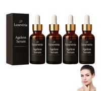 Luxeveria Ageless Serum, Advanced Rejuvenating Oil, Luxeveria Ageless Cream, Natural Ingredients, Reduce Fine Lines and Wrinkles (4 Bottle)