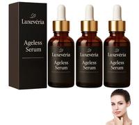 Luxeveria Ageless Serum, Advanced Rejuvenating Oil, Luxeveria Ageless Cream, Natural Ingredients, Reduce Fine Lines and Wrinkles (3 Bottle)