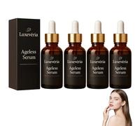 Luxeveria Ageless Serum, Herbionyx Ageless Serum, Anti-Aging Essence, Intensely firms skin,Smooths Fine Lines and Hydrates, For Women with Mature and Daily Skincare,1 Fl Oz (4)