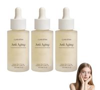 Luxeveria Anti Aging Concentrated Booster Serum, 2026 Advanced Anti-Aging Essence, Luxeveria Ageless Serum, Reduce Fine Lines and Wrinkles, Natural Ingredients, for all Skin Types 30ml (3 Bottle)