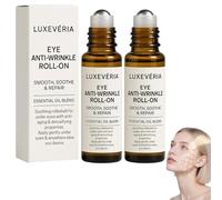 Luxevéria Eye Roller for Puffiness, Delicate Revitalizing Roll-on, Professional Anti-wrinkle Firming Serum, Instant Face Lift Serum, Pure Natural Plant, Deeply Hydration, For Dark Circles (2)