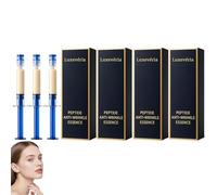 Luxeveria Peptide Anti-Wrinkle Essence, Micro-Molecular Collagen Anti-Wrinkle Lotion, Luxury Re-Aging Serum, Natural Anti-Aging Face Care for All Skin Type (4 Box*3 Pcs)