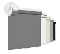 Luxevoir Panoramix No Drill Roller Shades for Window, 100% Blackout Cordless Roller Blinds for Home Privacy Custom Window Shade Easy to Install Roll Up Blinds(Dark Gray, 99cm W x 135cm H)