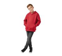 LUXFAB Kids Plain Pullover Hoodie - Unisex Fleece Sweatshirt, Long-Sleeve PE School Jumper for Boys and Girls, Ages 7-13 Years, Casual Fashion