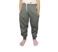 LUXFAB Kids Unisex Fleece Jogging Bottoms Boys Girls Sports PE Joggers Pull On Trousers School Play Soft Jog Pants Sizes 1-14 Grey