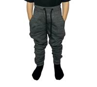 LUXFAB Kids Unisex Fleece Jogging Bottoms Boys Girls Sports PE Joggers Pull On Trousers School Play Soft Jog Pants Sizes 1-14 Charcoal