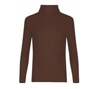 LUXFAB Kids Unisex Girls Boys Rib Polo Neck Top Turtle Neck Long Sleeve Rib Tops Size 5/6 7/8 9/10 11/12 & 13 Years Purple