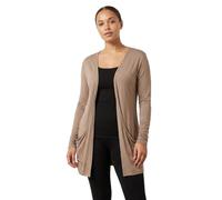 LUXFAB Women's Plus Size Long Sleeve Open Front Cardigan with Pockets - Soft Waterfall Boyfriend Knit Jumper Cover Up Casual Comfort Fit UK Sizes 8-26