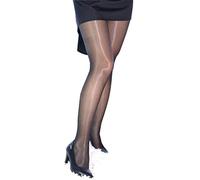 LUXFISOIE 5D Oil Shiny Sheer Pantyhose for Women Silk Transparent Wet Look Nylon Bright Glossy Shine Fashion Shaping Tights, Black, One size