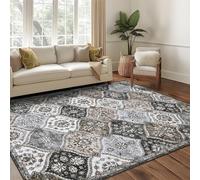 LuxFocus Vintage Living Room Rug 160x230 cm Moroccan Low Pile Grey Brown