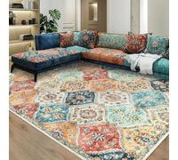LuxFocus Vintage Living Room Rug 240x340 cm Moroccan Low Pile Carpet Orange