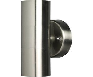 Luxform 230v Eden Wall Light Stainless Steel in Silver Luxform Silver