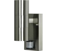 Luxform 230V Eden Wall Light Stainless Steel Pir