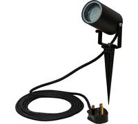 Luxform 230v Onyx Garden Spike Black