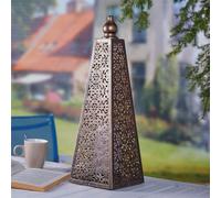 Luxform Battery Luxor Style Pyramid Lamp in Bronze Luxform Bronze