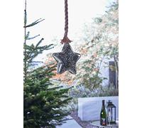 Luxform Battery Operated Hemp Rope Hanging Light with Star IP44 Rated