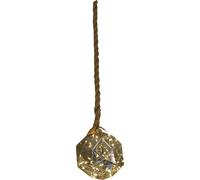 Luxform Battery Operated Hemp Rope Light with Dented Globe Design