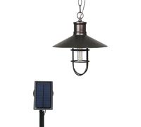 Luxform Bronze Garden Outdoor Solar LED Caledon Hanging Porch Pergola Light
