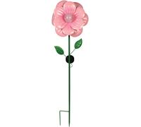 Luxform Metal Flower Solar Stake LED Light Lighting Anemone IP44 Yellow Pink [EEK: A+++]