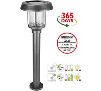 Luxform Garden Outdoor Patio Pathway Intelligent 150 Lumen Solar LED Post Light